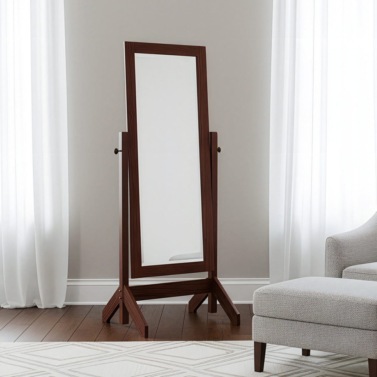 Rectangle Cheval Mirror – Simply Amish
