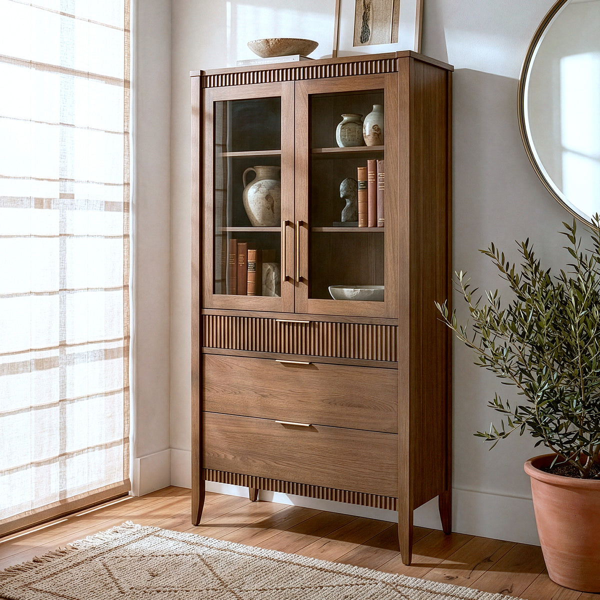 Abigail Tall Accent Cabinet – Simply Amish
