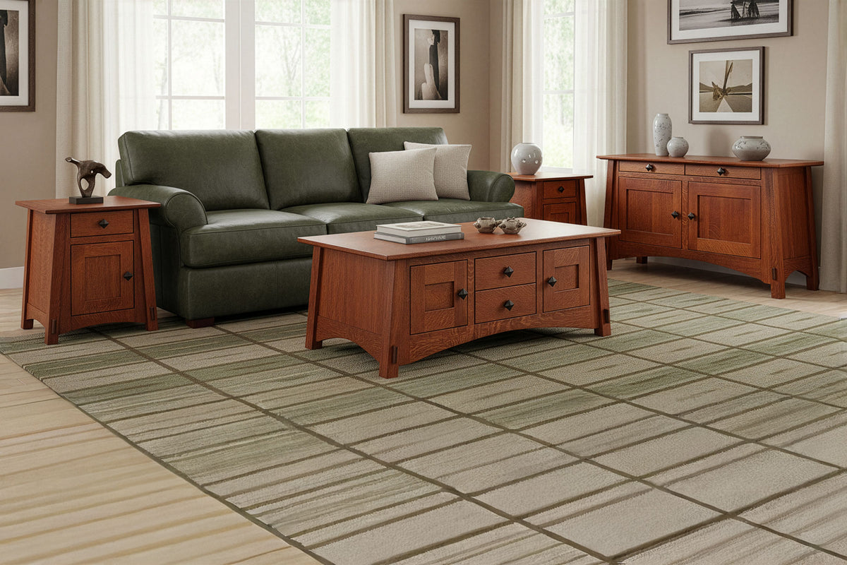 McCoy Cabinet Sofa Table – Simply Amish
