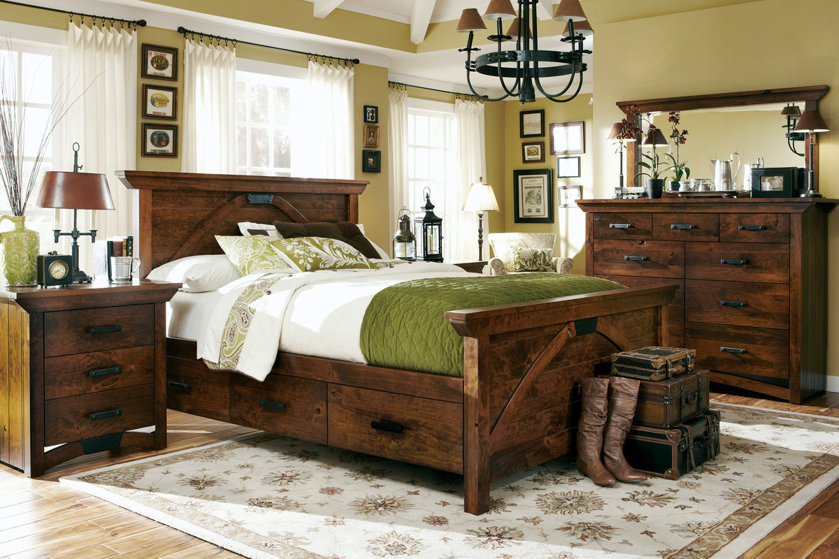 B&O Railroad© Trestle Bridge Dresser Mirror – Simply Amish