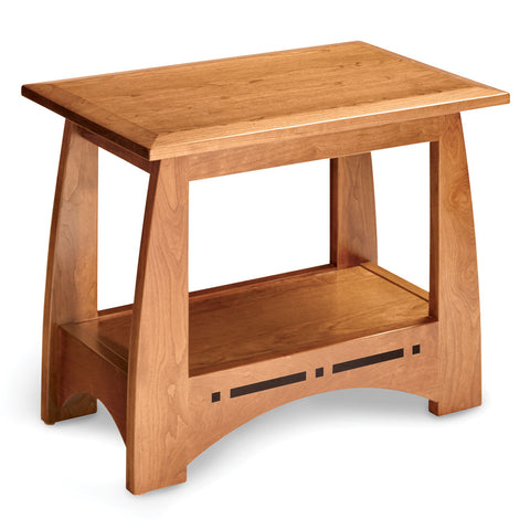 Aspen Chair Side Table with Inlay