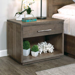 Ironwood Nightstand with Opening, Extra Wide