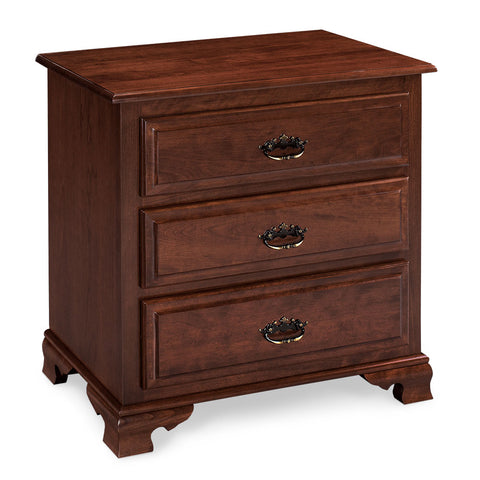 Classic 3-Drawer Nightstand, Extra Wide