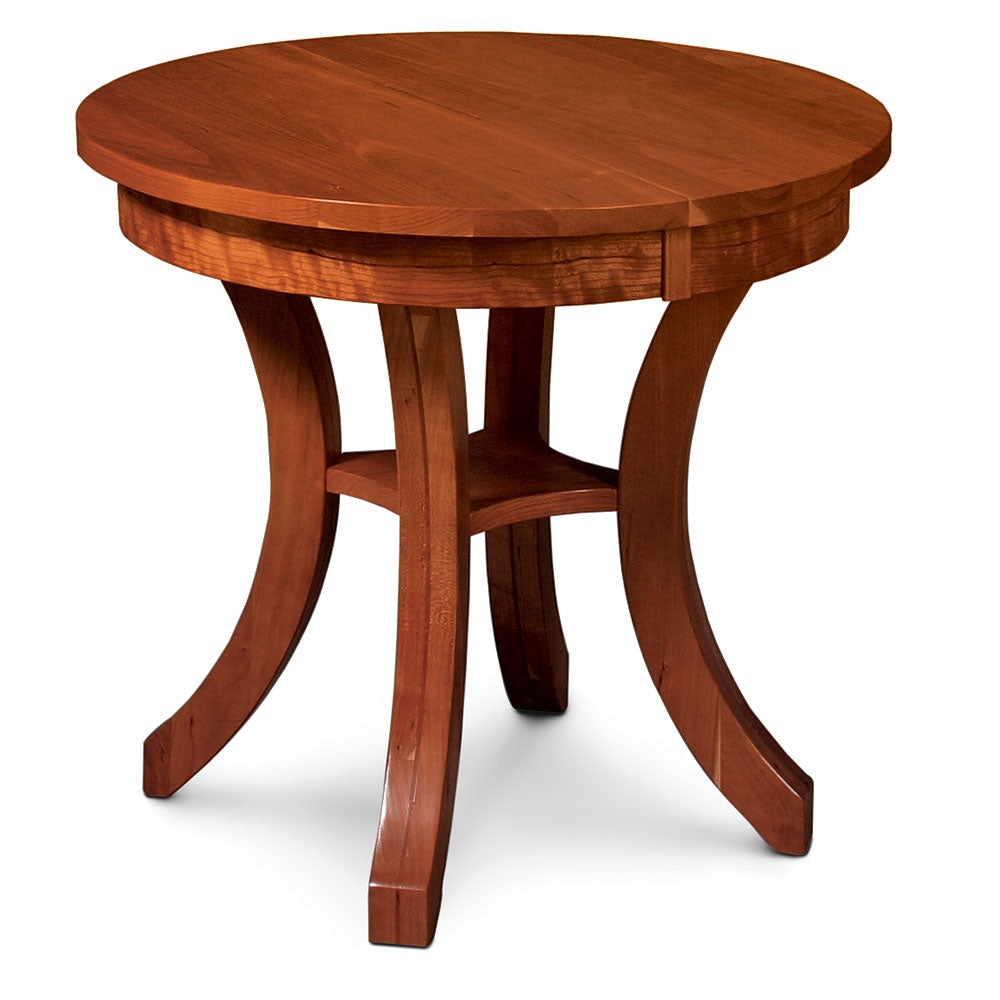 Loft II Round End Table – Simply Amish