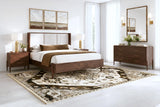 Celine Upholstered Sleigh Bed