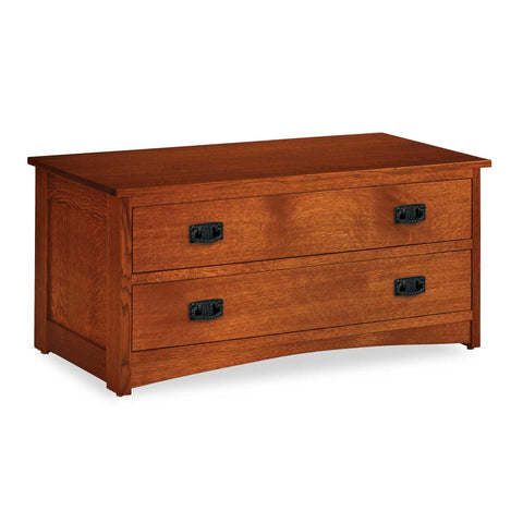 Prairie Mission Blanket Chest with False Fronts