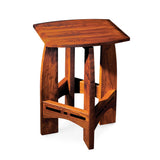 Aspen Backless Swivel Barstool with Inlay