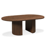 Aria Solid Top Double Pedestal Table