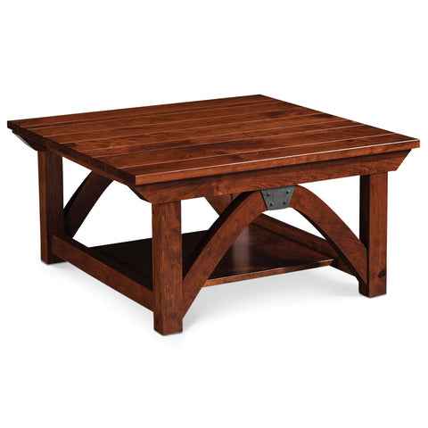 B&O Railroad© Trestle Bridge Square Coffee Table