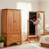 Aspen Jewelry Cheval Mirror with Inlay