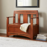 Aspen Small Storage Bench with Inlay