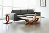 Crescent End Table
