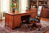 Aspen Executive Desk with Inlay