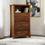 Loft Laptop Cabinet with File Drawer