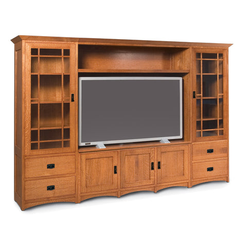 Prairie Mission Wall Unit Entertainment Center