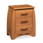 Ashleigh 3-Drawer Nightstand with Inlay