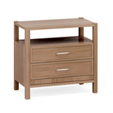 Benedict 2-Drawer Nightstand with Opening