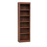 Full-Height Bookcase with 5 Adjustable Shelves