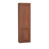 Full-Height Bookcase with 2 Doors and Pull-Down Work Surface