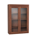 Desk Top Unit, 2 Glass Doors, 3 adjustable shelves, Secret Compartment with 3 adjustable shelves (Copy)