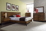 Frisco Panel Bed with 26" Attached Nightstands