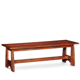 Aspen Dining Bench with Inlay