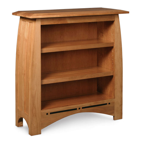 Aspen Short Open Bookcase with Inlay