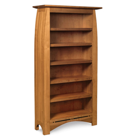 Aspen Tall Open Bookcase with Inlay