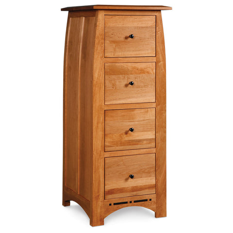 Aspen 4-Drawer File Cabinet with Inlay