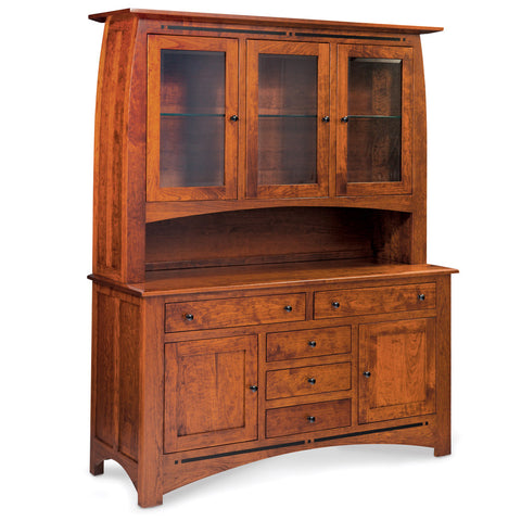 Aspen Open Hutch with Inlay, Large