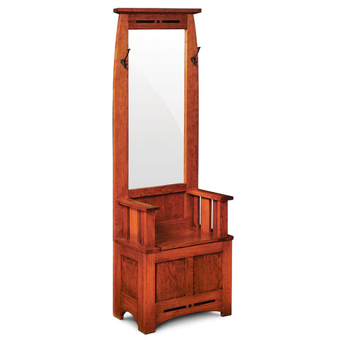 Aspen Hall Seat with Mirror and Inlay