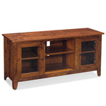 Shenandoah TV Console with Glass Doors and Open Center