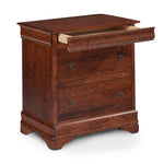 Louis Philippe Deluxe 2-Drawer Nightstand