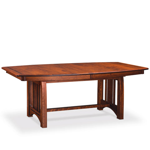 Aspen Trestle Table with Inlay
