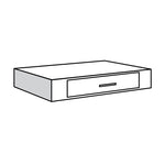 Variable Bridge Base Unit with Convertible Drawer
