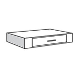 Variable Bridge Base Unit with Convertible Drawer