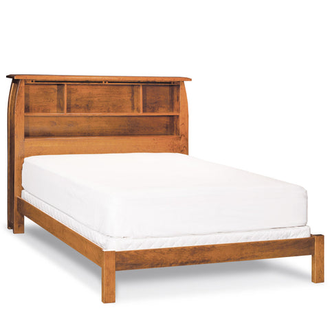 Aspen Bookcase Bed with Inlay