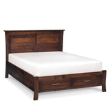 Garrett Panel Bed with Footboard Storage