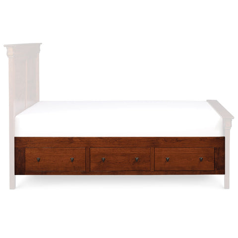 Louis Philippe Deluxe Nightstand with Drawers – Simply Amish