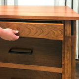 Sheridan Nightstand with Drawers, Extra Wide